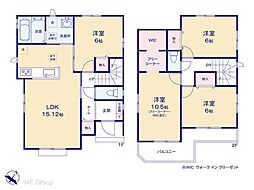 野田市七光台　2期　新築一戸建て　全2棟