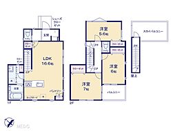 上尾市井戸木4丁目　新築　全2棟