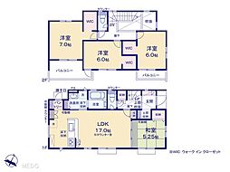 上尾市上　新築一戸建て　全1棟