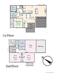 柏市かやの町　新築一戸建て　全5棟