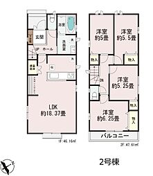 富士見市渡戸3丁目　2期　新築一戸建て　全2棟