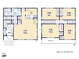 清瀬市中里4丁目　2期　新築一戸建て　全3棟