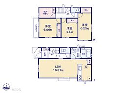 松戸市中金杉4丁目　新築一戸建て　全3棟