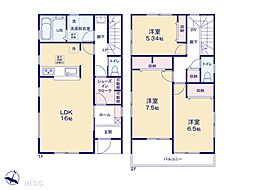 川越市寺尾　第5 　新築一戸建て　全5棟