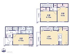 川口市南鳩ヶ谷5丁目　23ー1期　新築一戸建て 全1棟