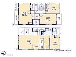 さいたま市見沼区南中野8期　新築一戸建て　全4棟