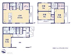 さいたま市桜区栄和3丁目　1期　新築一戸建て　全2棟