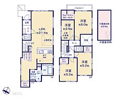 草加市谷塚町　16期　新築一戸建て　全1棟