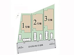 川越市郭町2丁目2期　新築一戸建て　全3棟