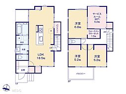 川越市的場　新築一戸建て　全6棟