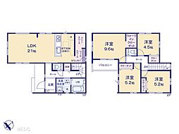 所沢市狭山ケ丘2丁目　8期　新築一戸建て　全2棟