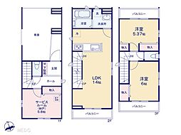 蕨市南町1丁目　新築一戸建て　全2棟