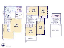 さいたま市見沼区島町　3期　新築一戸建て　全1棟