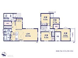 流山市東深井14期　新築一戸建て　全1棟