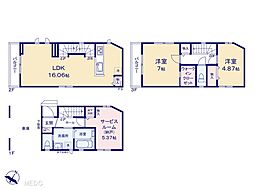 蕨市塚越4丁目　2期　新築一戸建て　全3棟