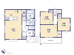 狭山市北入曽　21期　新築一戸建て　全1棟