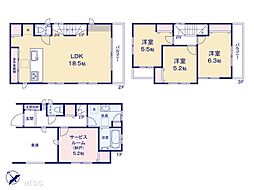 新座市東3丁目　第4期　新築一戸建て　全1棟