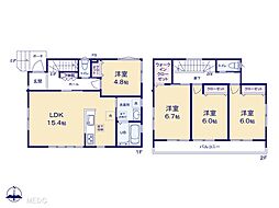 草加市北谷1丁目　新築一戸建て　全1棟