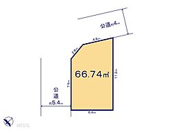 所沢市松葉町 土地　全3区画