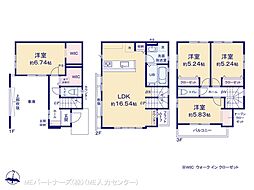 川口市芝中田1丁目16期　新築一戸建て　全1棟