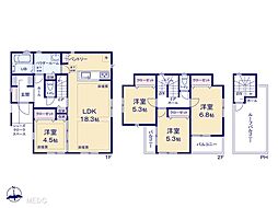 松戸市栗山　新築一戸建て　全1棟