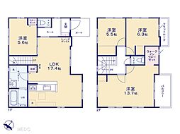 草加市青柳4丁目7期　新築一戸建て　全1棟