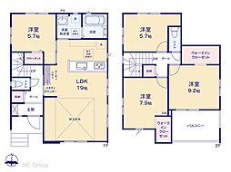 我孫子市船戸3丁目　12期　新築一戸建て　全2棟