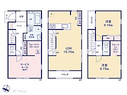 蕨市中央3丁目 新築一戸建て 全3棟