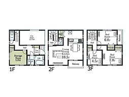 上尾市本町6丁目　新築一戸建て　全1棟