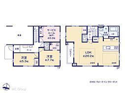 板橋区赤塚2丁目　8期　新築一戸建て　全3棟
