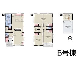 川口市芝4丁目　第2　新築一戸建て　全3棟
