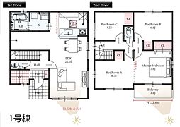 幸手市北1丁目 2期 新築一戸建て 全2棟