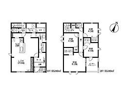 野田市野田　2期　新築一戸建て　全2棟