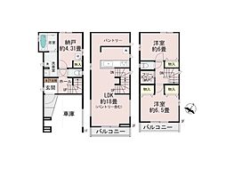 上尾市谷津1丁目　第1　新築一戸建て　全2棟