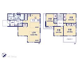 草加市谷塚上町　4期　新築一戸建て　全1棟