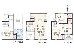 草加市西町　第1期　新築一戸建て　全1棟