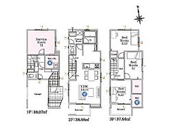 戸田市下戸田1丁目　新築一戸建て　全2棟