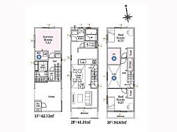 戸田市下戸田1丁目　新築一戸建て　全2棟