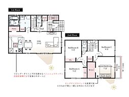 草加市両新田西町　1期　新築一戸建て　全3棟