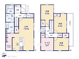 春日部市八丁目　第2　新築一戸建て　全1棟