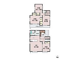 草加市谷塚仲町　新築一戸建て　全6棟