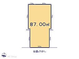 足立区大谷田5丁目 土地 全3区画