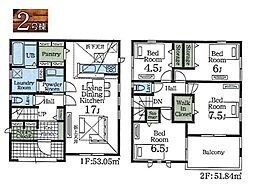 草加市新里町　14期　新築一戸建て　全2棟