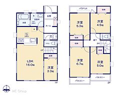 川越市かすみ野3丁目　第2　新築一戸建て　全2棟