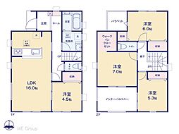川越市かすみ野3丁目　第2　新築一戸建て　全2棟