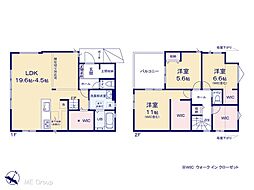 松戸市五香南1丁目　8期　新築一戸建て　全4棟