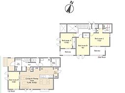 柏市加賀1丁目　新築一戸建て　全1棟