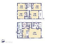 幸手市東4丁目　新築一戸建て　全2棟