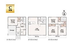 所沢市南住吉　新築一戸建て　全4棟