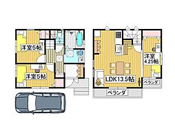 松戸市八ケ崎6丁目　新築一戸建て　全1棟